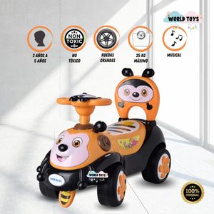 Correpasillo Montable Kingdom Little Driver Naranja