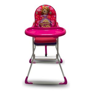 Silla de Comer Graduable Baby Happy Princess Sofia Fucsia