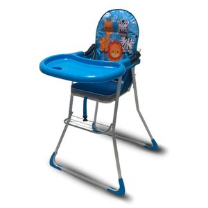Silla de Comer Graduable Baby Happy Safari Toons Celeste