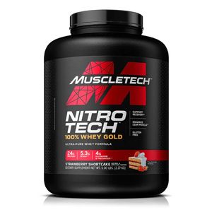 Nitro Tech 100 Whey Gold Strawberry Shortcake 5lb