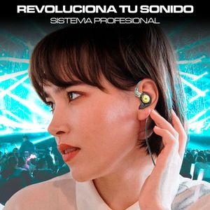 Audifonos In-Ear Gamer con micro KZ EDX Pro Negro