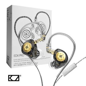 Audifonos In-Ear Gamer con micro KZ EDX Pro Negro