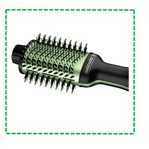 Combo Plancha Alisadora de Cabello Gama Slice +  Cepillo Secador GamaAvocado 3D