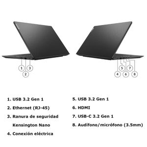Laptop Lenovo V15 G4 AMN Ryzen 5 7520U SSD 512GB RAM 16GB 15.6" FHD W11H