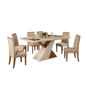 Juego De Comedor Carlota Off White