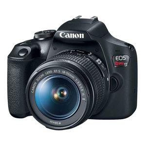 Cámara Canon EOS Rebel T7 con lente 18-55 IS II Uscan (Estabilizador Imagen en el Lente) + Estuche Nac + Memoria 64GB