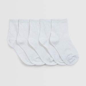 Medias Blancas Circus Escolares Pack De 5