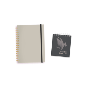 Pack Ingenial Grey: agenda diaria infinita+ libreta