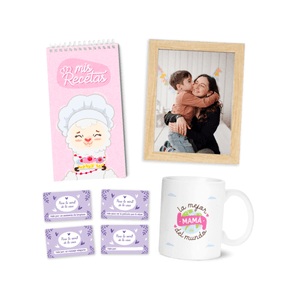 Pack de Regalo Ingenial Mama y Yo : Libreta, Vales, Cuadro