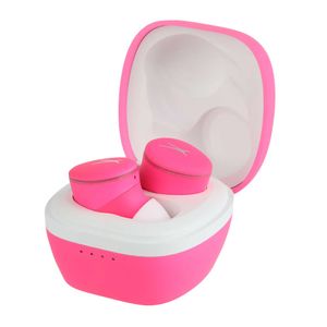 Audífonos bluetooth True Wireless Altec Lansing Nano Buds 3.0 resistente al agua IPX55, hasta 6 horas, control de música y llamadas, rosado