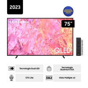 Televisor Samsung 75" QN75Q60CAGXPE Qled 4K