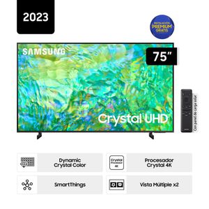 Televisor Samsung 75" UN75CU8000GXPE Crystal Ultra HD 4K