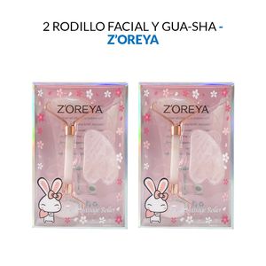 Rodillo Facial y Gua-sha Z’oreya 2 Unidades