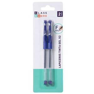 Lapiceros CLASS&WORK Tinta Gel Stick 2un