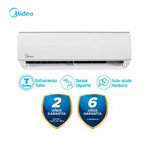 Aire Acondicionado Midea Split De 18,000 BTU Convencional Frío Solo