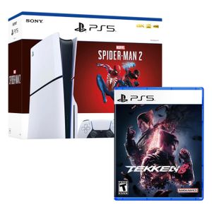 Consola Ps5 Slim Bundle Spiderman 2 + Tekken 8