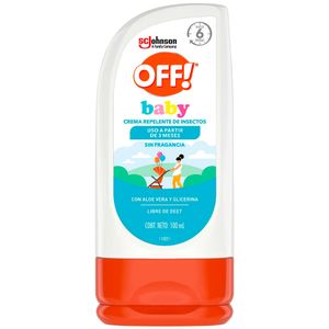 Crema Repelente OFF! Baby Frasco 100ml