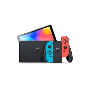 Consola Nintendo Switch Modelo Oled Neon + Mario Odyssey + Estuche Odyssey