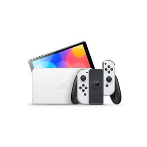 Consola Nintendo Switch Modelo Oled Blanco + Mario Odyssey + Estuche Odyssey
