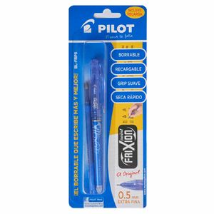 Bolígrafo PILOT Frixion BLFRP5 Azul + Repuesto Blíster 1un