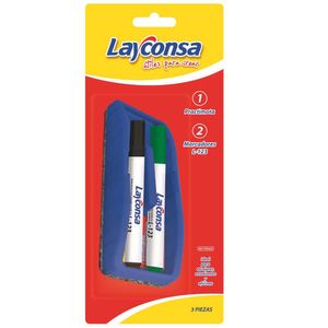 Pack LAYCONSA Mota Ecológica + Marcador Acrílico Paquete 2un