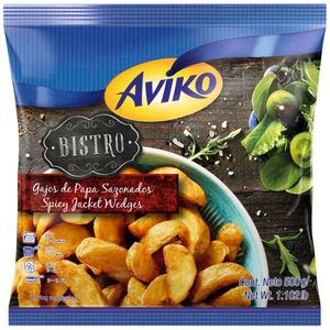 Papa Sazonada en Gajos AVIKO Bolsa 500g
