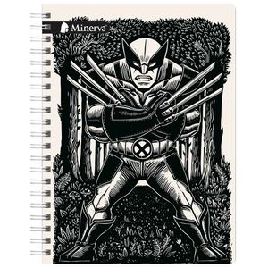 Cuaderno Espiralados MINERVA Cuadriculado A5 150hj Licencia (Modelos Aleatorios) B2S 24