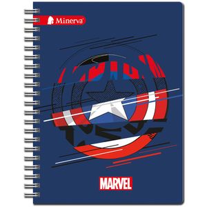 Cuaderno Espiralados MINERVA Cuadriculado A5 150hj Licencia (Modelos Aleatorios) B2S 24