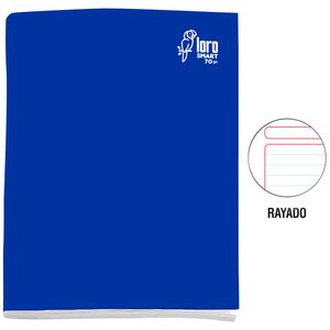 Cuaderno Deluxe Grapados LORO Rayado 80hj Solido (Modelos Aleatorios)