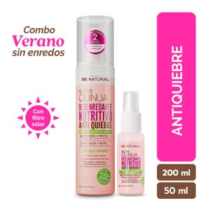 Be Natural Combo de Verano Antiquiebre Nutri Quinua 200ml y 50ml