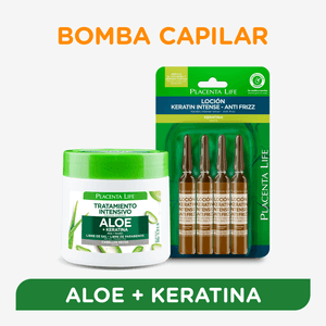 Placenta Life Bomba Capilar Aloe y Keratina