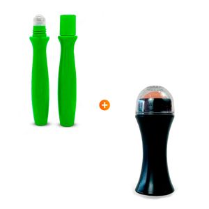 Contorno De Ojos Sérum Antiarrugas de Aloe Vera + Rodillo Eliminador de Grasa Facial