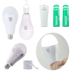 Foco Led 15w Recargable Portátil Emergencia Colgante Blanco Camping