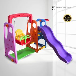 Tobogán para Niños Kingdom Rainbow 4 en 1 Morado
