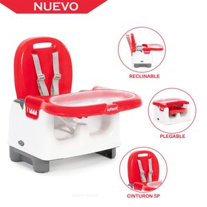 Silla De Comer Portátil para bebe Mila Rojo