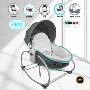 Silla Mecedora Infanti Multifuncional Rocker 5 en 1 Azul