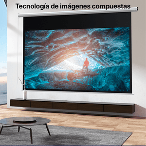 Pantalla para proyector Ecran Manual 120 Pulgadas Blanco H120M