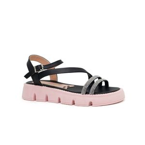 Sandalia Juvenil Par&ss MV23-S612 Negro