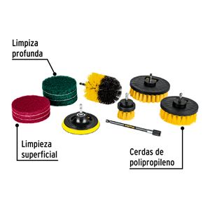 Juego de 12 Accesorios Multiusos para Taladro Pretul 27191