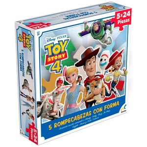 Rompecabezas DISNEY 5 en 1 Toy Story 24 Piezas JCA-2248