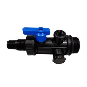 Multiconector 1 1/2 con valvula PVC Nicoll