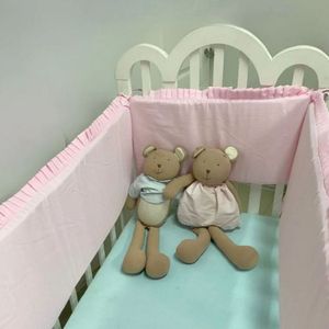 Protector De Baranda Maternelle Para Cuna Rosado