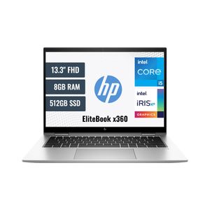 Laptop HP EliteBook x360 1030 G8 Intel Core i5 1145G7 8GB RAM 512GB SSD 13.3" FHD Windows 10 Pro