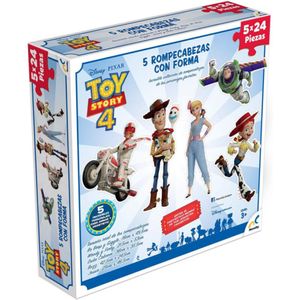 Rompecabezas Disney 5 En 1 Toy Story 24 Piezas