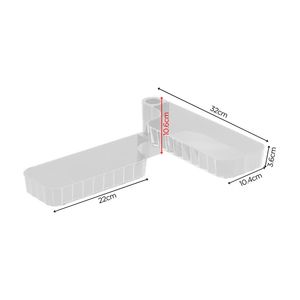 Repisa Organizador Flotante Estante Accesorio de Baño Ducha TR M58