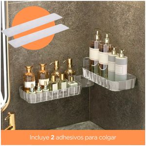 Repisa Organizador Flotante Estante Accesorio de Baño Ducha TR M58