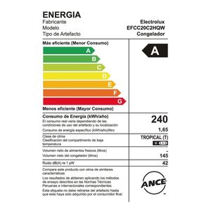 Congelador Electrolux 150 litros EFCC20C2HQW