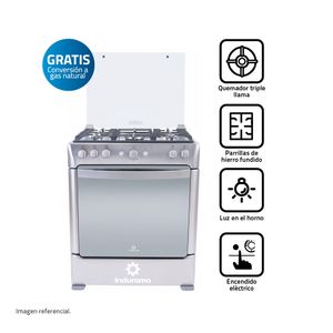 Cocina Indurama Cirella Zafiro Croma 5 quemadores