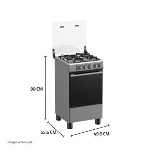 Cocina Indurama Matisse 4 quemadores Gris