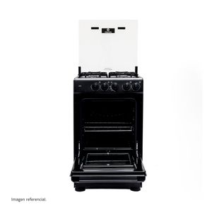 Cocina Indurama Goya De Pie a Gas 4 Quemadores Negro